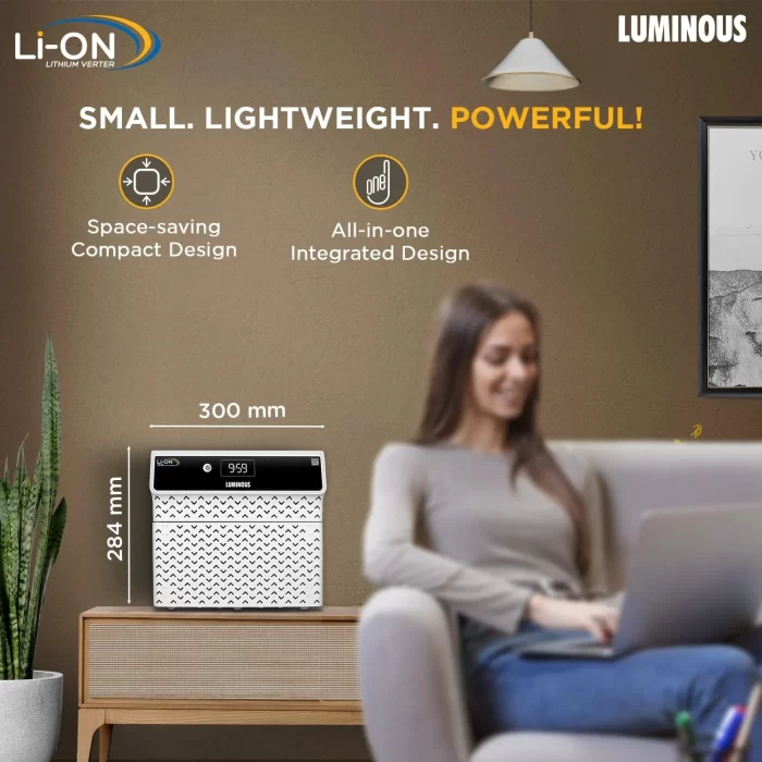 Buy Luminous Li ON 1250 with inbuilt lithium battery